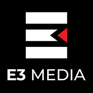 E3 Media logo